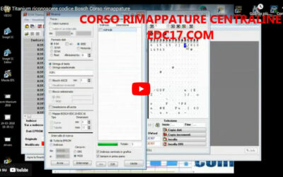 Corso rimappature centraline ECM titanium Riconoscere e cercare il codice bosch e SW
