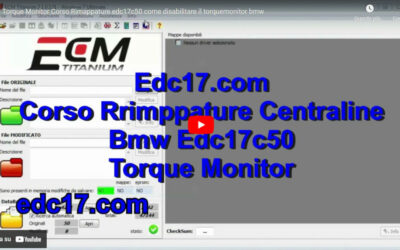 Disabilitare Troque Monitor Monitoraggio Coppia bmw edc17c50